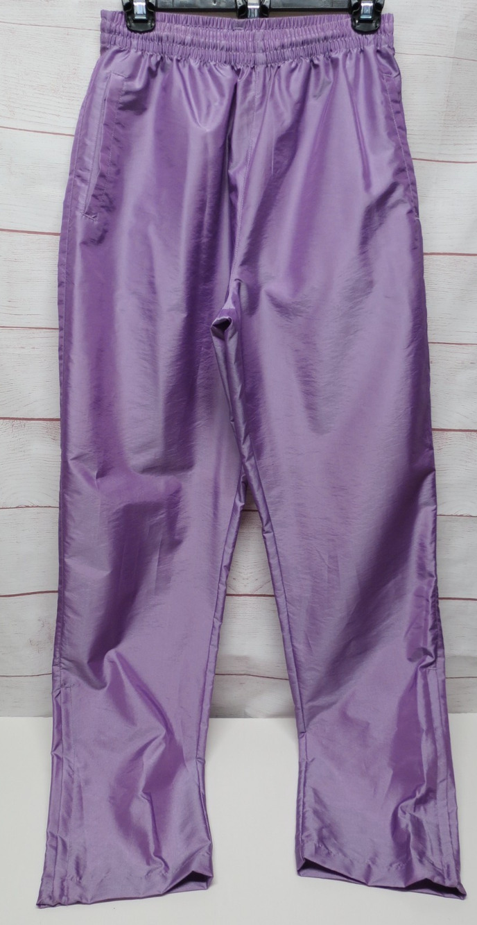 Vintage Ladies Actra Purple Jogging Track Pants Leisure Lounge Size Medium